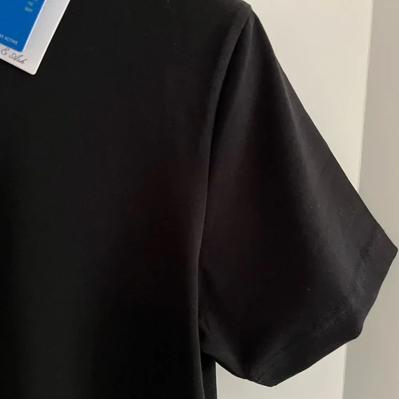 Porter & Ash 95% Cotton 4-way Stretch Short Sleeve Crew Neck Casual Top/Teeshirt - Picture 6 of 9